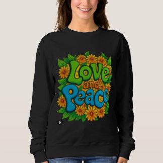 Sweatshirt amour et paix