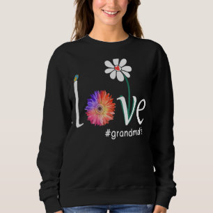 Sweatshirt Amour Grandmalife Cute Aquarelle Fleur Oiseau Moth