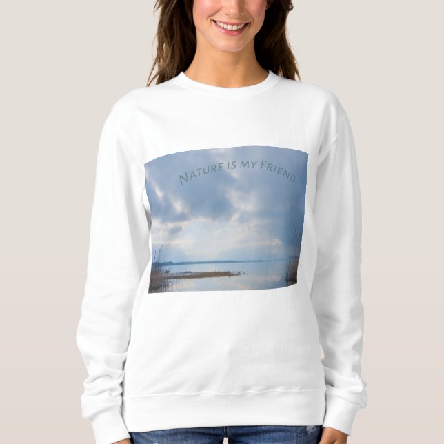 Sweatshirt Amoureux de la nature (Devant)