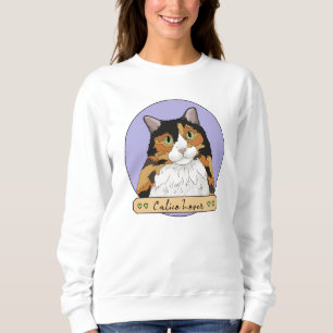 Sweatshirt Amoureux des chats Calico