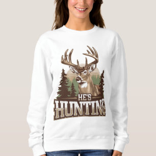 Sweatshirt Amusant Abandon De Chasse Femme