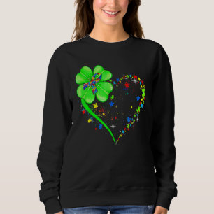 Sweatshirt Amusant Autisme C Autisme Maman Garçon Saint Patri