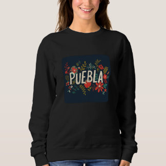 Sweatshirt Amusant costume Puebla pour Plantes et fleurs aima