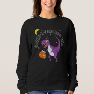 Sweatshirt Amusant Halloween Dinosaur Éffrayant Graphisme Spo