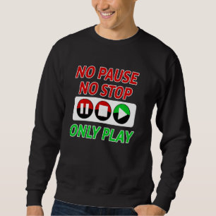 Sweatshirt Amusant Joueur Garçon Joueur Vidéo Joueur Pause St