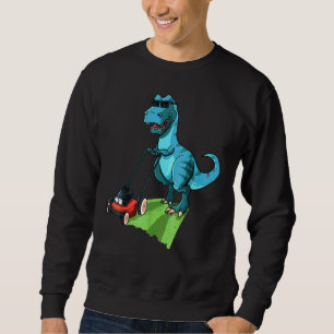 Sweatshirt Amusant tondeuse De Pelouse T Rex Tractor Mutation