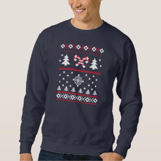 Sweatshirt Amusement laid de chandail de Noël de sucre de