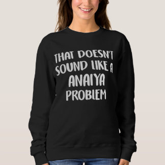 Sweatshirt Anaiya Personnalisé Fleurs mignonnes Filles Anaiya