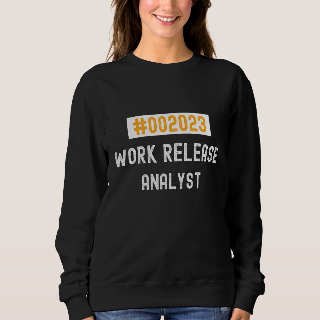 Sweatshirt Analyst work release 2023 retired or retiring (Devant)