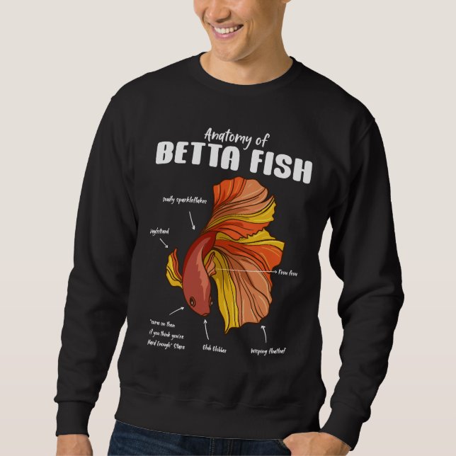Sweatshirt Anatomie du poisson (Devant)
