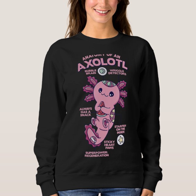 Sweatshirt Anatomie D'Un Axolotl (Devant)