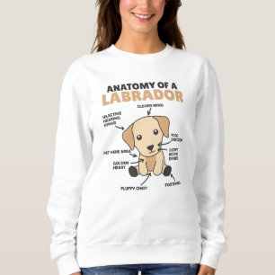 Sweatshirt Anatomie D'Un Chien Doux Du Labrador Retriever