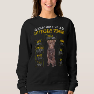 Sweatshirt Anatomie Patterdale Terrier Pour Femmes Hommes