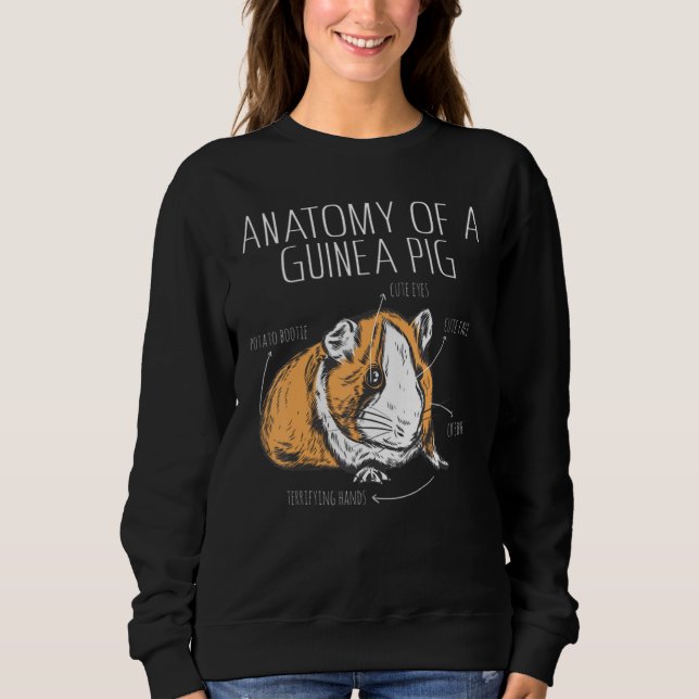 Sweatshirt Anatomy of a Guinea Pig (Devant)