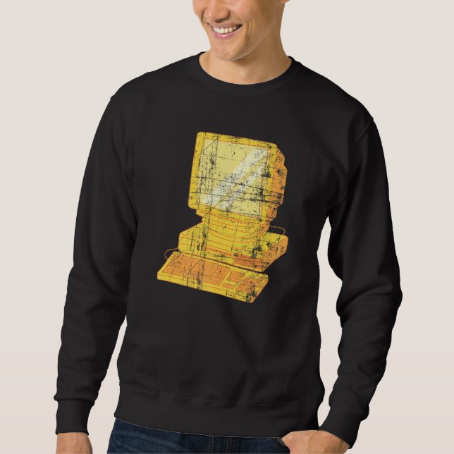 Sweatshirt Ancien Pc Vintage Retro (Devant)