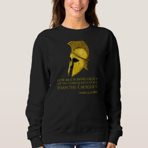Sweatshirt Ancien stoïcisme romain Marcus Aurelius Citation P