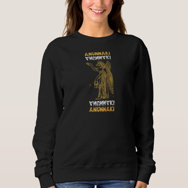Sweatshirt Ancienne astronaute sumérienne théoricien Alien An (Devant)
