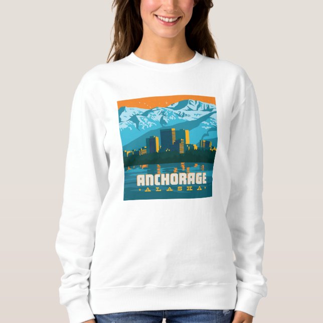 Sweatshirt Ancrage, Alaska (Devant)
