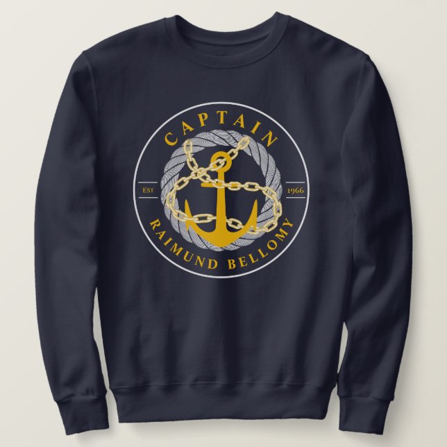 Sweatshirt Ancre de bateau (Design devant)