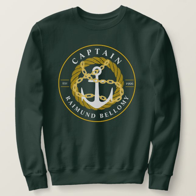 Sweatshirt Ancre de bateau (Design devant)