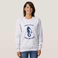 Ancre Seahorse First Mate Bateau ou nom Blue Grey