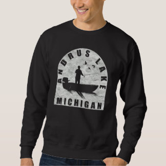 Sweatshirt Andrus Lake Fishing Michigan