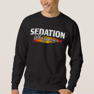 Sweatshirt Anesthésiologie anesthésiste de la sédation Whispe