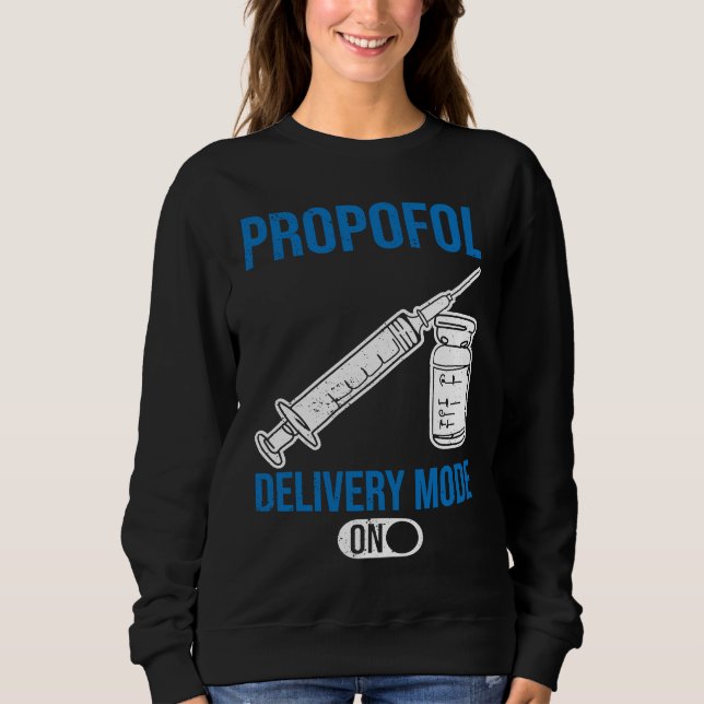 Sweatshirt Anesthetist delivery Mode On (Devant)