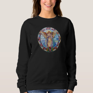 Sweatshirt Angel Avec Halo Noël Religieux Prière Anges