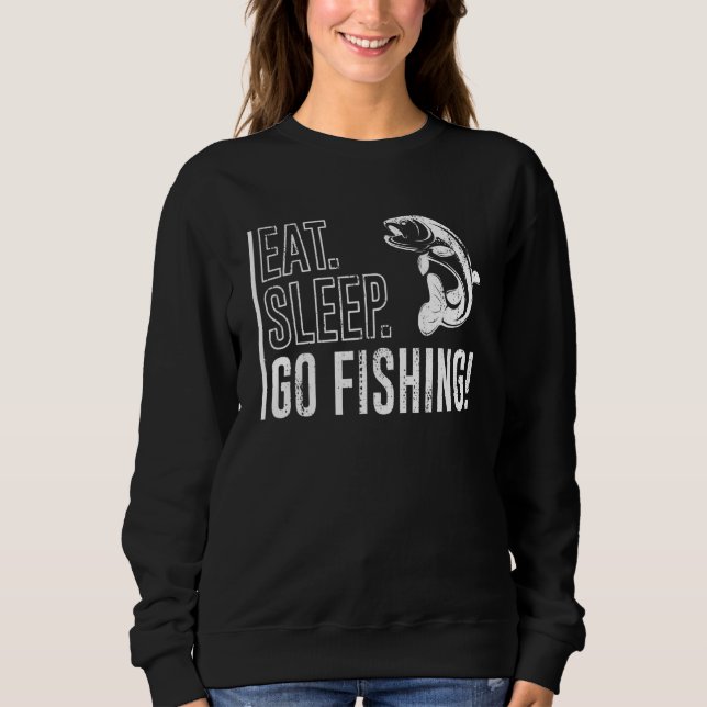 Sweatshirt Angel Fisherman Fishing Saying (Devant)