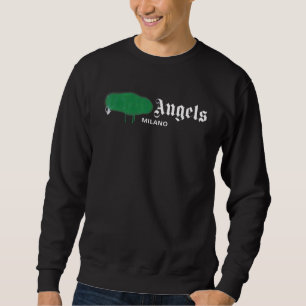 Sweatshirt Anges, Jolies Anges Spray Jaune