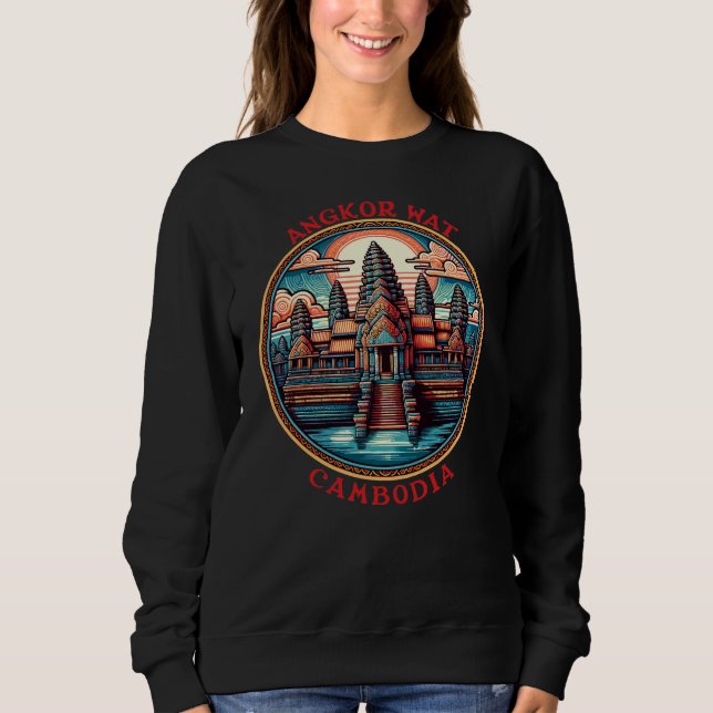 Sweatshirt Angkor Vat, Cambodge (Devant)