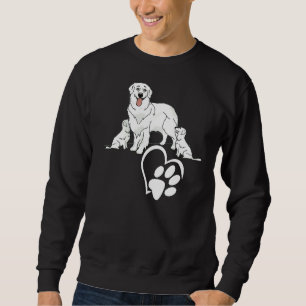 Sweatshirt Anglais Cream Golden Retriever