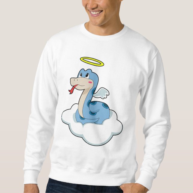 Sweatshirt Angle nuage serpent (Devant)