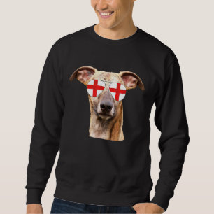 Sweatshirt Angleterre Drapeau lunettes de soleil Football Fan
