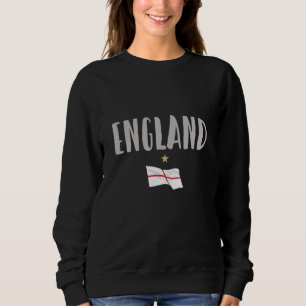 Sweatshirt Angleterre Fan Shirt Anglais Drapeau