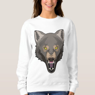 Sweatshirt Angry Wolf