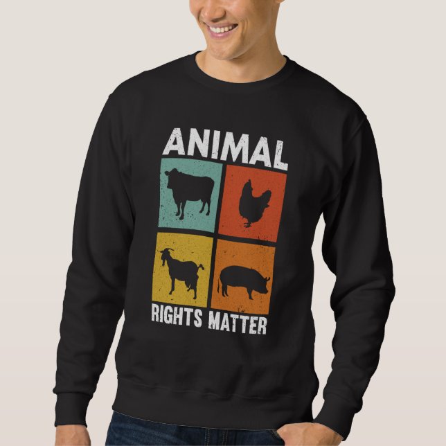 Sweatshirt Animal Activist Rescue Animals Conservation Rights (Devant)