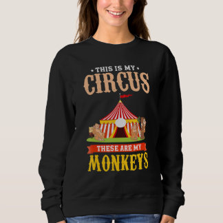 Sweatshirt Animal de zoo C'est mon cirque, voici mes singes