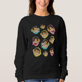 Sweatshirt Animal de zoo Chimpanzé Singe mignon