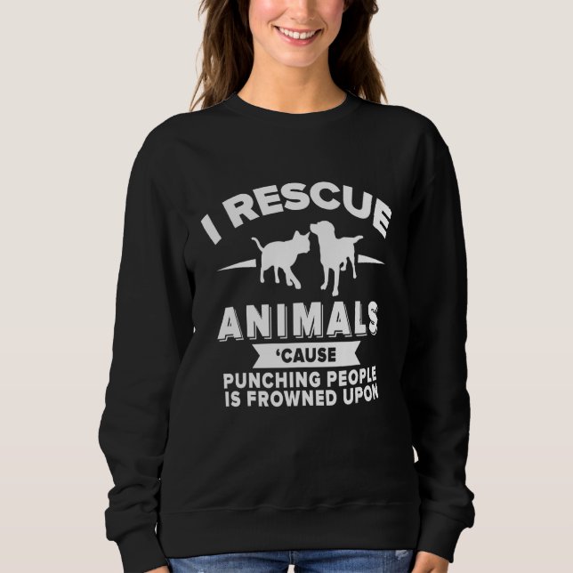 Sweatshirt Animal Rescue (Devant)