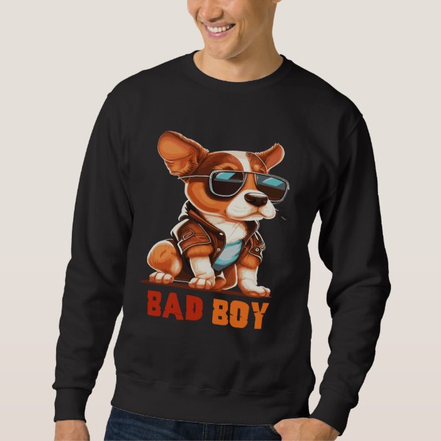Sweatshirt Animals Dog Cat Owl Fox Cute (Devant)