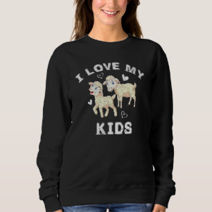 Sweatshirt Animaux de ferme Chèvre Whisperer Chèvre d'élevage