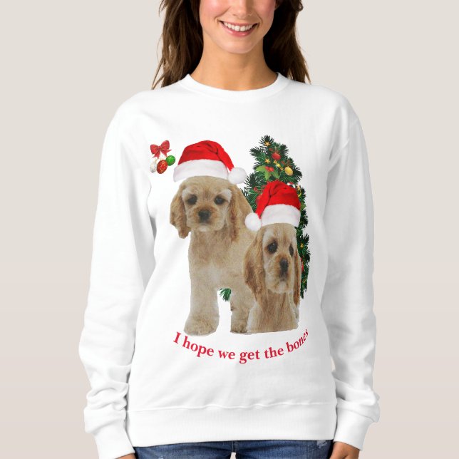 Sweatshirt Animaux de Noël (Devant)