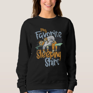 Sweatshirt Animaux Lazy Mon Favori Sleeping Sloth Nap Sleepin