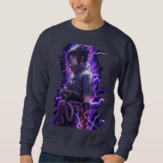 Sweatshirt Anime Aesthetic Purple Shadow