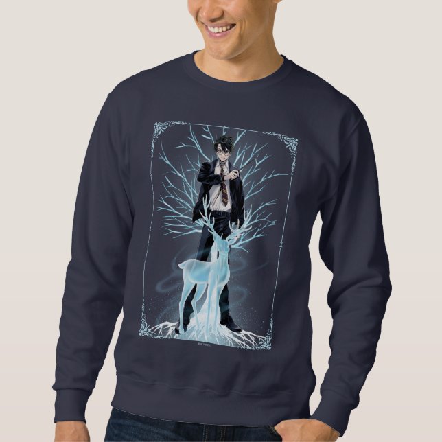 Sweatshirt Anime HARRY POTTER™ Stag Patronus (Devant)