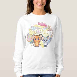 Sweatshirt Anime Magique Candyland avec Jerry et Tuffy