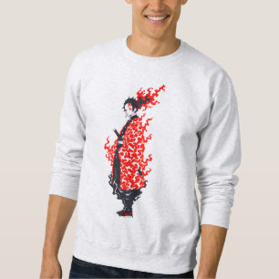 Sweatshirt Anime Samouraï Guerrier Fougueux  Anime Japonais