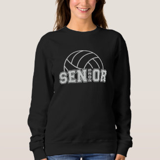 Sweatshirt Année de graduation senior 2025 du volleyball
